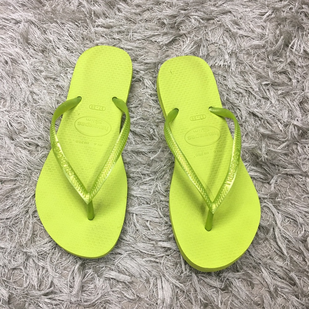 HAVAIANAS METALLIC SLIM FLIP FLOPS🔥